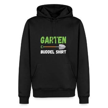 Garten Buddel Shirt Hobbygärtner Gärtnerin Gärtner - Männer Premium Bio Hoodie - Schwarz - Vorne - Nico (187cm)