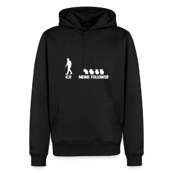 Nagetier Hamsterbesitzer Hamster - Männer Premium Bio Hoodie - Schwarz - Vorne - Nico (187cm)