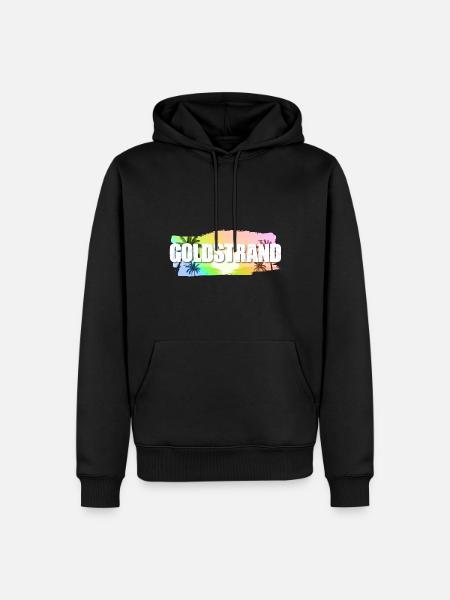 Golden Sands - Men’s Premium Organic Hoodie - black