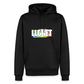 Lloret De Mar - Männer Premium Bio Hoodie - Schwarz - Vorne - Nico (187cm)