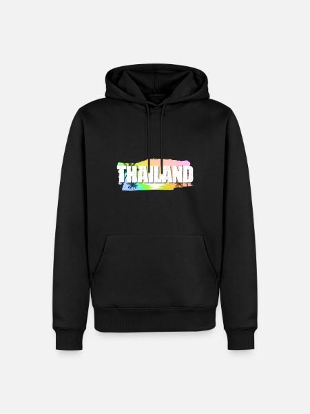 Thailand - Men’s Premium Organic Hoodie - black