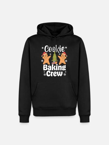 Christmas Cookie Baking Crew - Men’s Premium Organic Hoodie - black