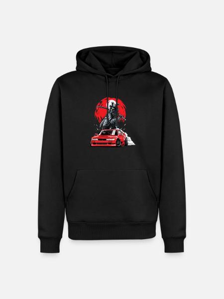 JDM Samurai Japan Turbo - Herre Premium økologisk hoodie - sort