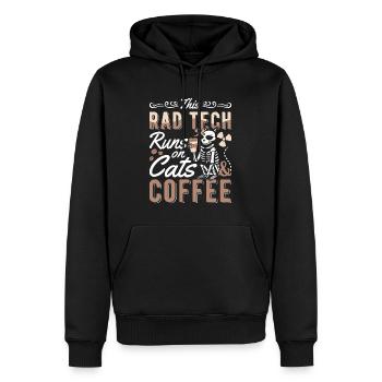 Radiology X-ray Technician X-ray Cool Gift - Men’s Premium Organic Hoodie - black - Front - Nico (187cm)