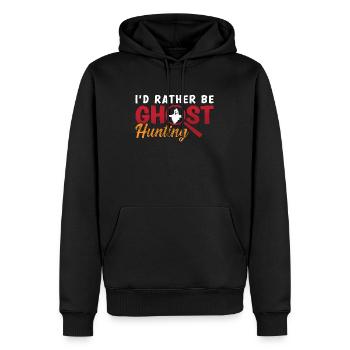 Geisterjäger Paranormal Geist Geisterjagd Geschenk - Männer Premium Bio Hoodie - Schwarz - Vorne - Nico (187cm)