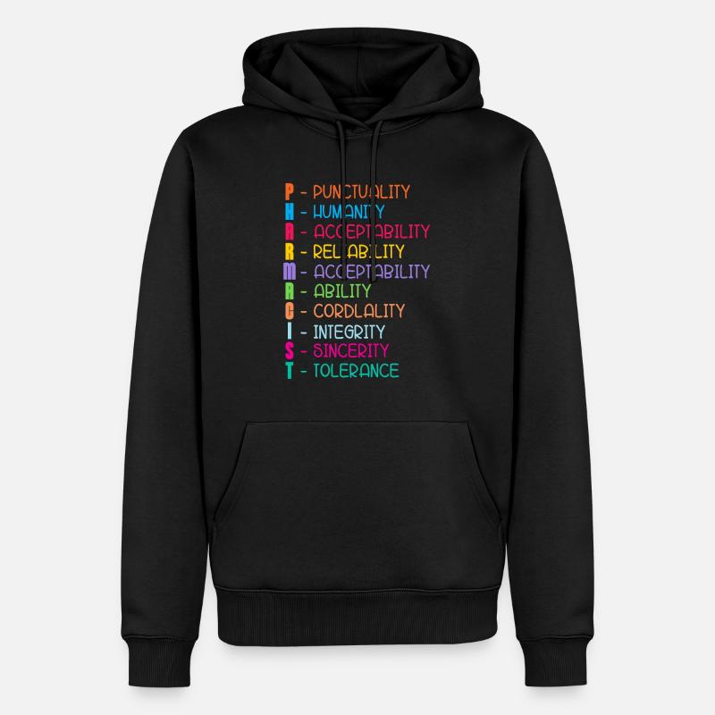 Pharmacy Pharmacy Technician Technician Gift - Men’s Premium Organic Hoodie - black