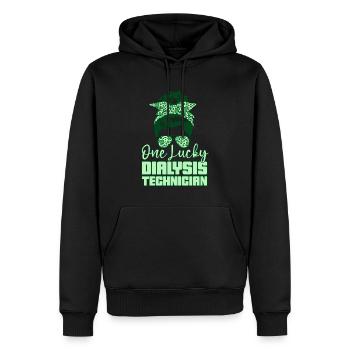 Dialysis Technician Nephrology Dialysis Gift - Men’s Premium Organic Hoodie - black - Front - Nico (187cm)