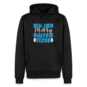 Dialyse Dialyse Technicien En Néphrologie Cool Cadeau - Sweat à capuche Premium bio Homme - noir - Devant - Nico (187cm)