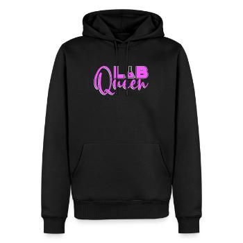 Labortechniker Lab Queen Wissenschaft Geschenk - Männer Premium Bio Hoodie - Schwarz - Vorne - Nico (187cm)