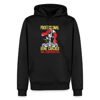 Chiropraktik Physio Chiropraktiker Coole Geschenk - Männer Premium Bio Hoodie - Schwarz - Vorne - Nico (187cm)