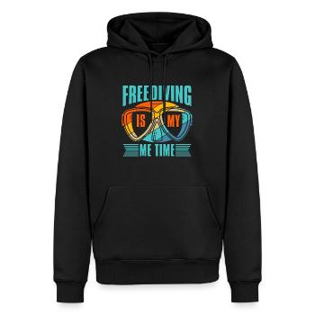 Apnoe Tauchen Freitaucher Freitauchen Geschenk - Männer Premium Bio Hoodie - Schwarz - Vorne - Nico (187cm)