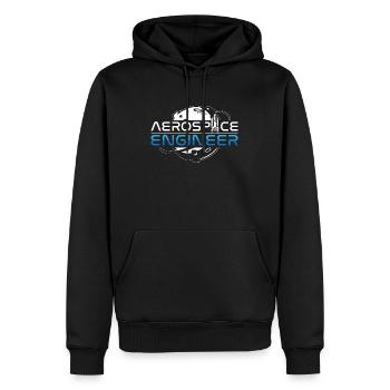 Aerospace Engineer Rocket Space Engineering - Männer Premium Bio Hoodie - Schwarz - Vorne - Nico (187cm)