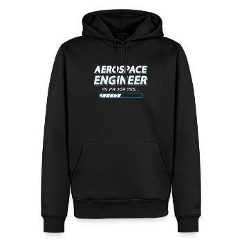 Aerospace Engineer In Progress Engineering Space - Männer Premium Bio Hoodie - Schwarz - Vorne - Nico (187cm)