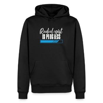 Radiologue en cours Radiologie Rad Rad Tech - Sweat à capuche Premium bio Homme - noir - Devant - Nico (187cm)