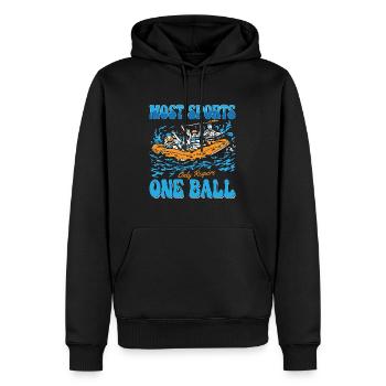 Rafting Most Sports Kayak Paddling Canoe Paddle - Männer Premium Bio Hoodie - Schwarz - Vorne - Nico (187cm)