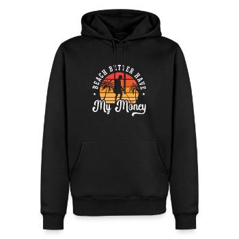 Détecteur de métaux Plage Meilleur Retro Dig - Sweat à capuche Premium bio Homme - noir - Devant - Nico (187cm)