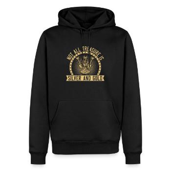 Metal Detecting Not All Treasure Hunt Detectorist - Männer Premium Bio Hoodie - Schwarz - Vorne - Nico (187cm)