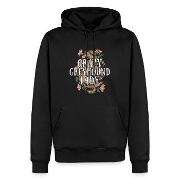 Greyhound Crazy Greyhound Lady Greyhound Racer - Männer Premium Bio Hoodie - Schwarz - Vorne - Nico (187cm)