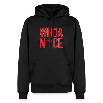 Cock Whoa Nice Chicken Farming Cock Lover - Männer Premium Bio Hoodie - Schwarz - Vorne - Nico (187cm)
