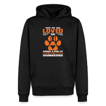 Animal Welfare Until One Has Foster Animal Worker - Männer Premium Bio Hoodie - Schwarz - Vorne - Nico (187cm)