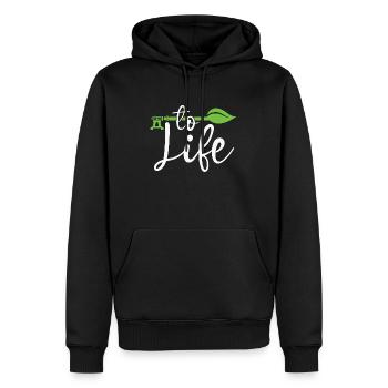 Ketogenic Diet Key To Life Healthy Food Keto Lover - Männer Premium Bio Hoodie - Schwarz - Vorne - Nico (187cm)