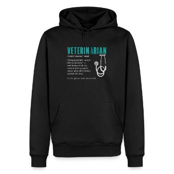 Veterinary Veterinarian Compassionate Person Vets - Männer Premium Bio Hoodie - Schwarz - Vorne - Nico (187cm)