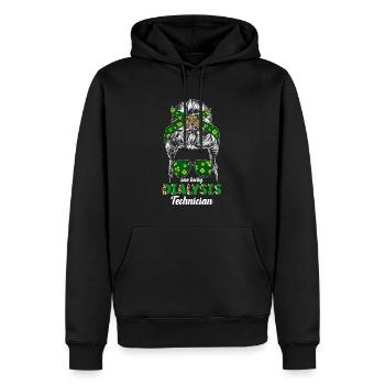 Dialysis Technician One Lucky Dialysis Nephrology - Männer Premium Bio Hoodie - Schwarz - Vorne - Nico (187cm)