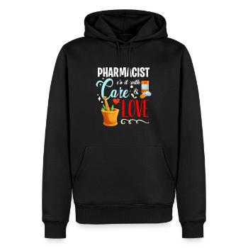 Pharmacy Technician Pharmacist Do It With Medicine - Men’s Premium Organic Hoodie - black - Front - Nico (187cm)