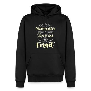 Chiropractic A Truly Great Chiropractor Massage - Men’s Premium Organic Hoodie - black - Front - Nico (187cm)
