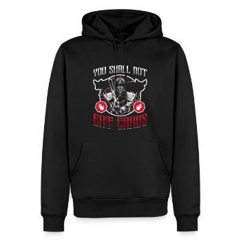 Low Carb Diet You Shall Not Eat No Carbs Nutrition - Männer Premium Bio Hoodie - Schwarz - Vorne - Nico (187cm)
