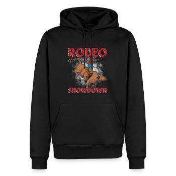 Bull Riding Rodeo Showdown Ranch Cowboy Bull Rider - Männer Premium Bio Hoodie - Schwarz - Vorne - Nico (187cm)