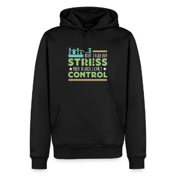 Ham Radio Today I Will Not Amateur Radio Operator - Men’s Premium Organic Hoodie - black - Front - Nico (187cm)