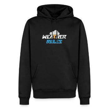 Meteorology Weather Rules Forecast Meteorologist - Men’s Premium Organic Hoodie - black - Front - Nico (187cm)