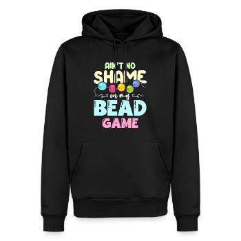 Beading Ain't No Shame In My Jewelry Making Beader - Männer Premium Bio Hoodie - Schwarz - Vorne - Nico (187cm)