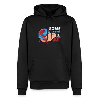 Réchauffement climatique Certains ne l’aiment pas Environnement chaud - Sweat à capuche Premium bio Homme - noir - Devant - Nico (187cm)