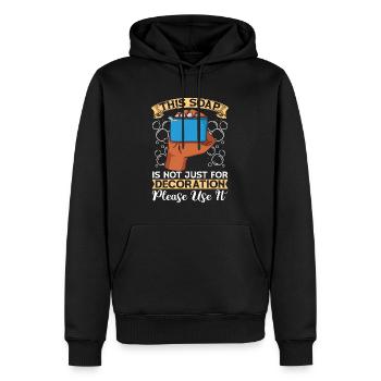 Soapmaking This Soap Is Not Handicraft Soap Maker - Men’s Premium Organic Hoodie - black - Front - Nico (187cm)