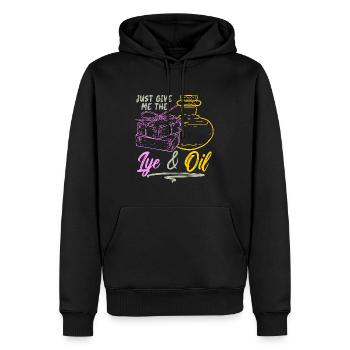 Soapmaking Just Give Me The Handicrafts Soap Maker - Men’s Premium Organic Hoodie - black - Front - Nico (187cm)
