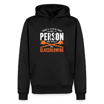 Glassblowing There's No Such Thing As A Lampworker - Männer Premium Bio Hoodie - Schwarz - Vorne - Nico (187cm)
