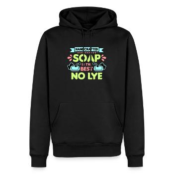 Soapmaking Handcrafted Soap Is Soapers Soap Maker - Männer Premium Bio Hoodie - Schwarz - Vorne - Nico (187cm)