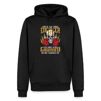 I Am An Electrical Engineer You Have Electrician - Männer Premium Bio Hoodie - Schwarz - Vorne - Nico (187cm)