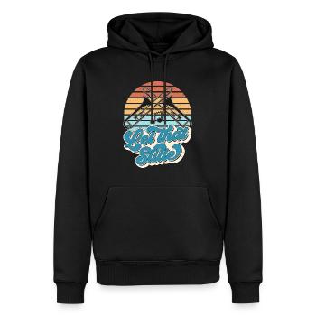Trombone Let That Slide Retro Musical Instrument - Männer Premium Bio Hoodie - Schwarz - Vorne - Nico (187cm)