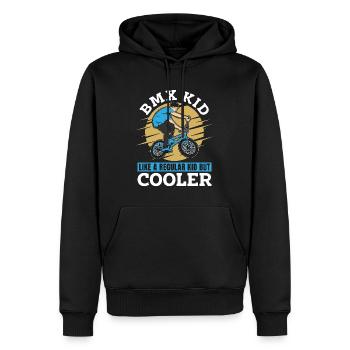 BMX Racing BMX Kid Like A Regular Kid Bicyclette - Männer Premium Bio Hoodie - Schwarz - Vorne - Nico (187cm)