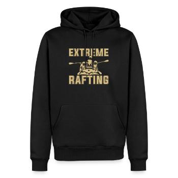 Rafting Extreme Rafting Kayak Pagayage Canotage - Sweat à capuche Premium bio Homme - noir - Devant - Nico (187cm)