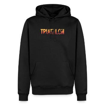 Triathlon Swimming Sprinting Cycling Competition - Männer Premium Bio Hoodie - Schwarz - Vorne - Nico (187cm)