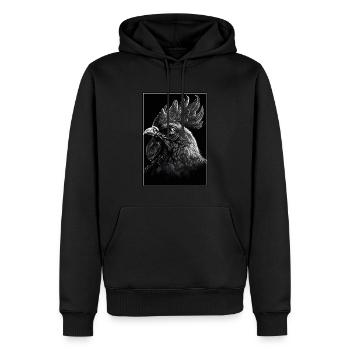 Chickens Whisperer Farm Farmer Chicken coop Chicken - Men’s Premium Organic Hoodie - black - Front - Nico (187cm)
