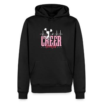 Cheerleading Cheerleader Cheer Squad Cheering - Men’s Premium Organic Hoodie - black - Front - Nico (187cm)