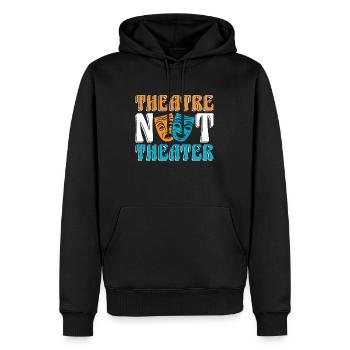 Le théâtre musical n’aime pas le théâtre musical de Broadway - Sweat à capuche Premium bio Homme - noir - Devant - Nico (187cm)