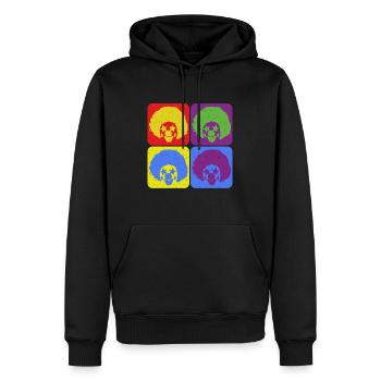 Circus Clown Clowns Retro Circus Staff Juggling - Männer Premium Bio Hoodie - Schwarz - Vorne - Nico (187cm)