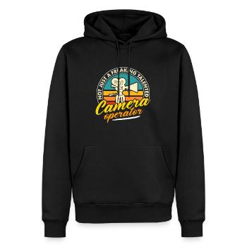 Camera Operator Not Just A Freaking Video Producer - Men’s Premium Organic Hoodie - black - Front - Nico (187cm)
