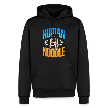 Contortion Human Noodle Aerial Hoop Contortionist - Männer Premium Bio Hoodie - Schwarz - Vorne - Nico (187cm)